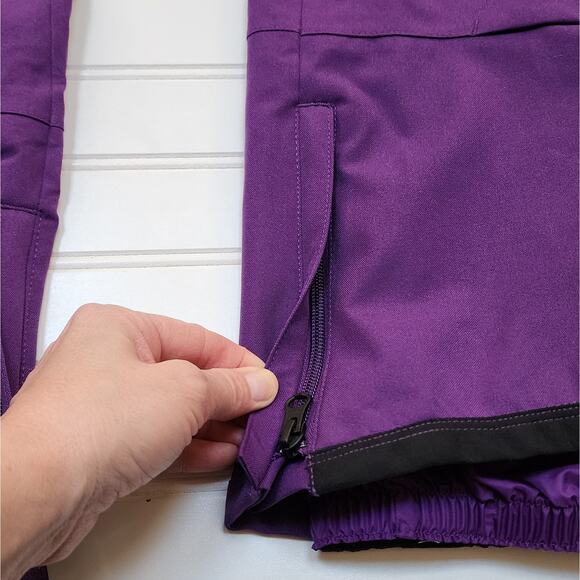 NWT Burton Women's Avalon Bib Snow Snowboard Ski Pants Size M Imperial Purple - Picture 12 of 16